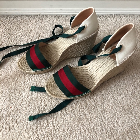 gucci web platform espadrille